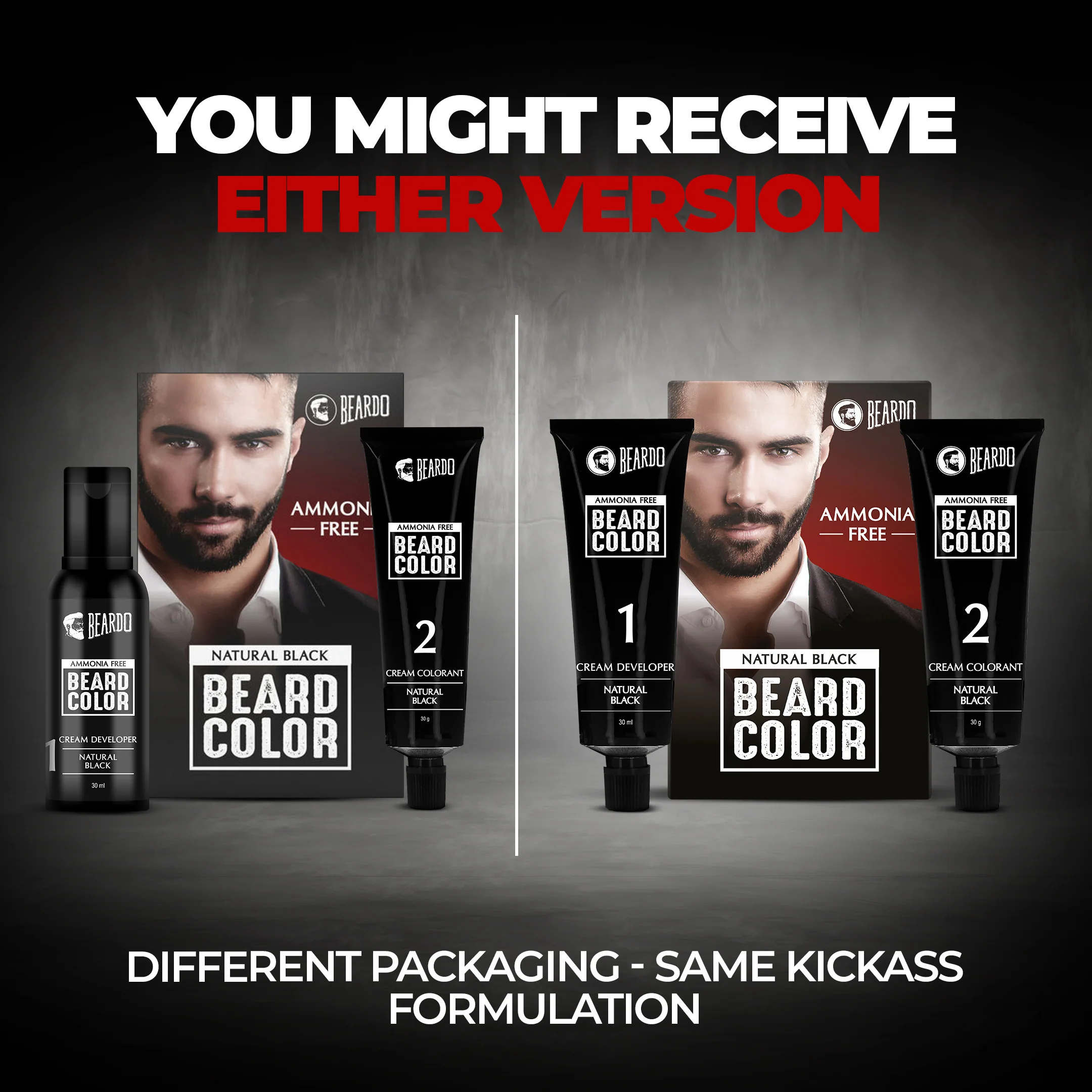 Beard Color for Men - Natural Black - Image 4