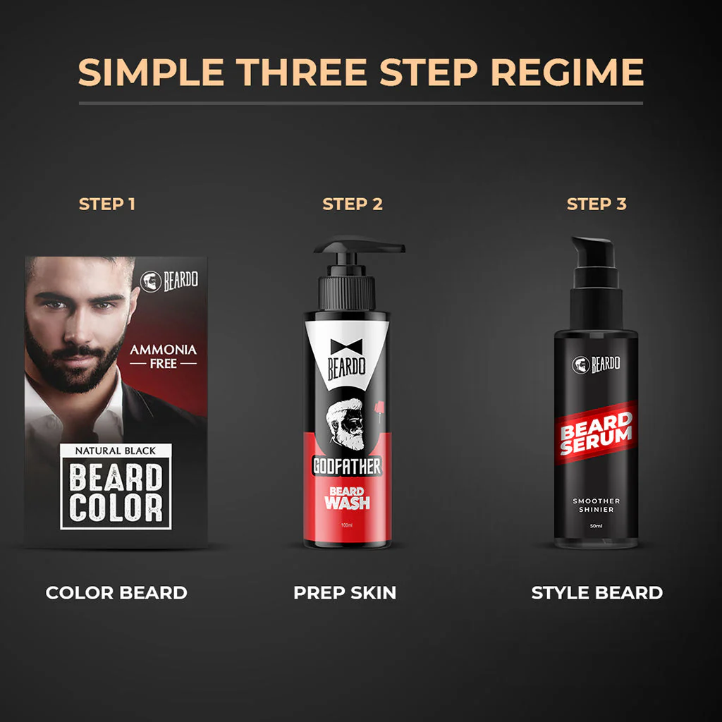 Beard Color for Men - Natural Black - Image 9