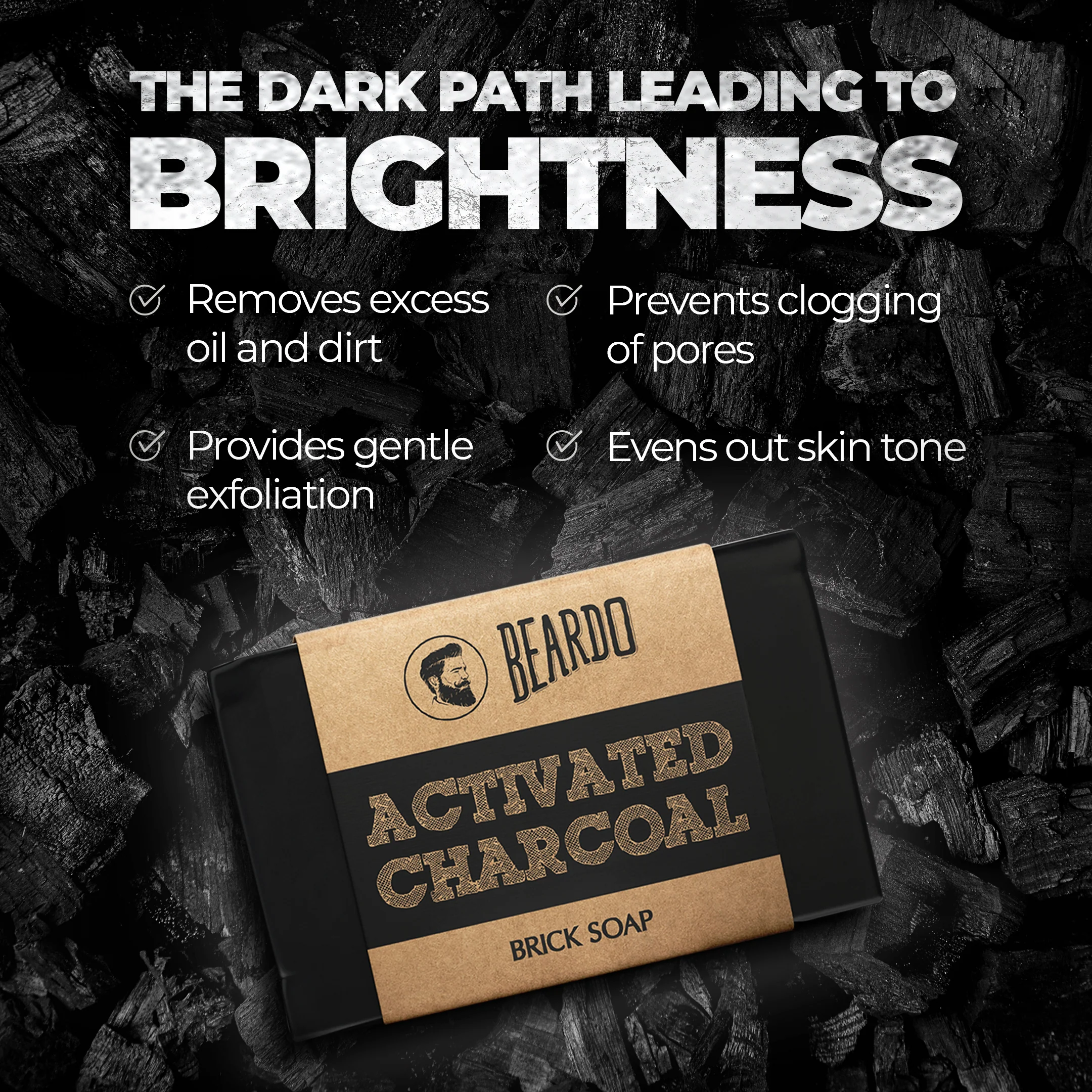 Activated Charcoal Brick Soap - Image 6