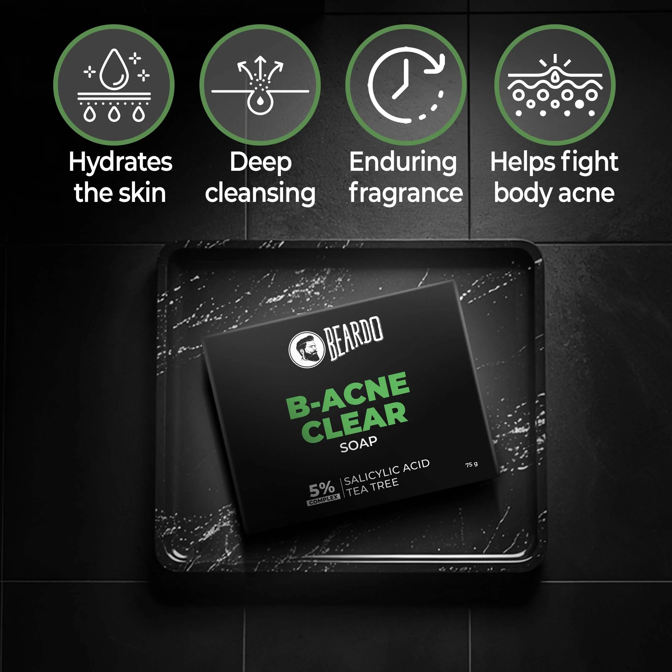 B-Acne Clear Bathing Bar(Pack of 3) - Image 5