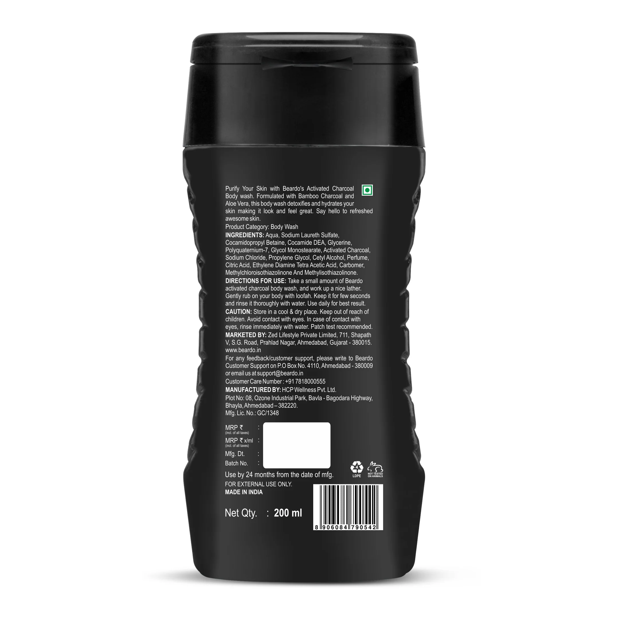 Charcoal Facewash & Charcoal Bodywash Combo - Image 10