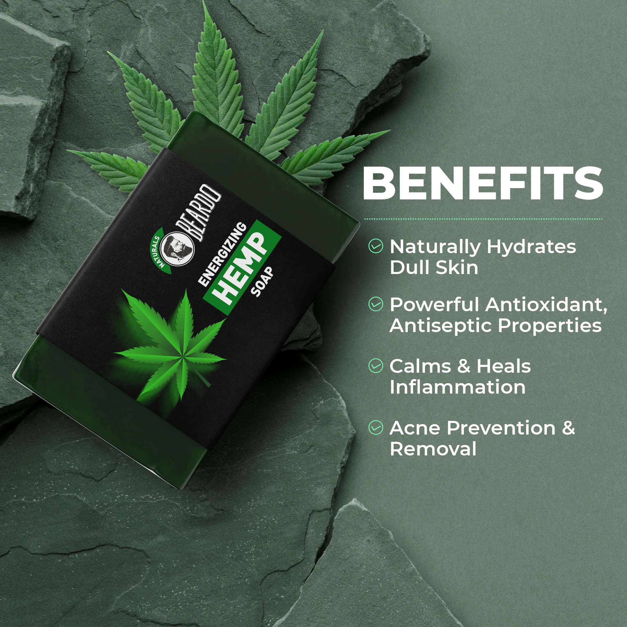 Energizing Hemp Soap - Image 4