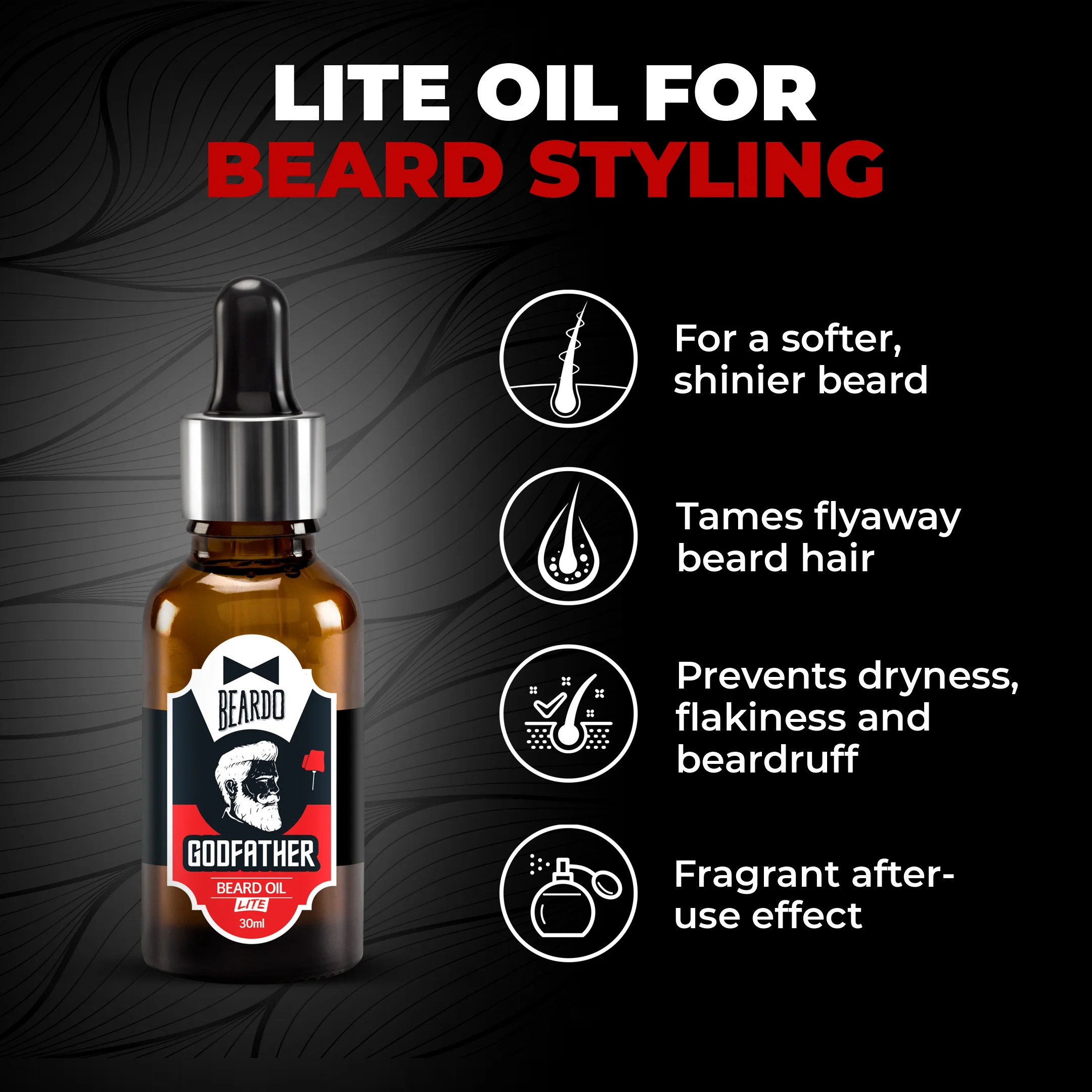 Godfather Perfume (100ml) & Godfather Beard Oil (30ml) Combo - Image 3