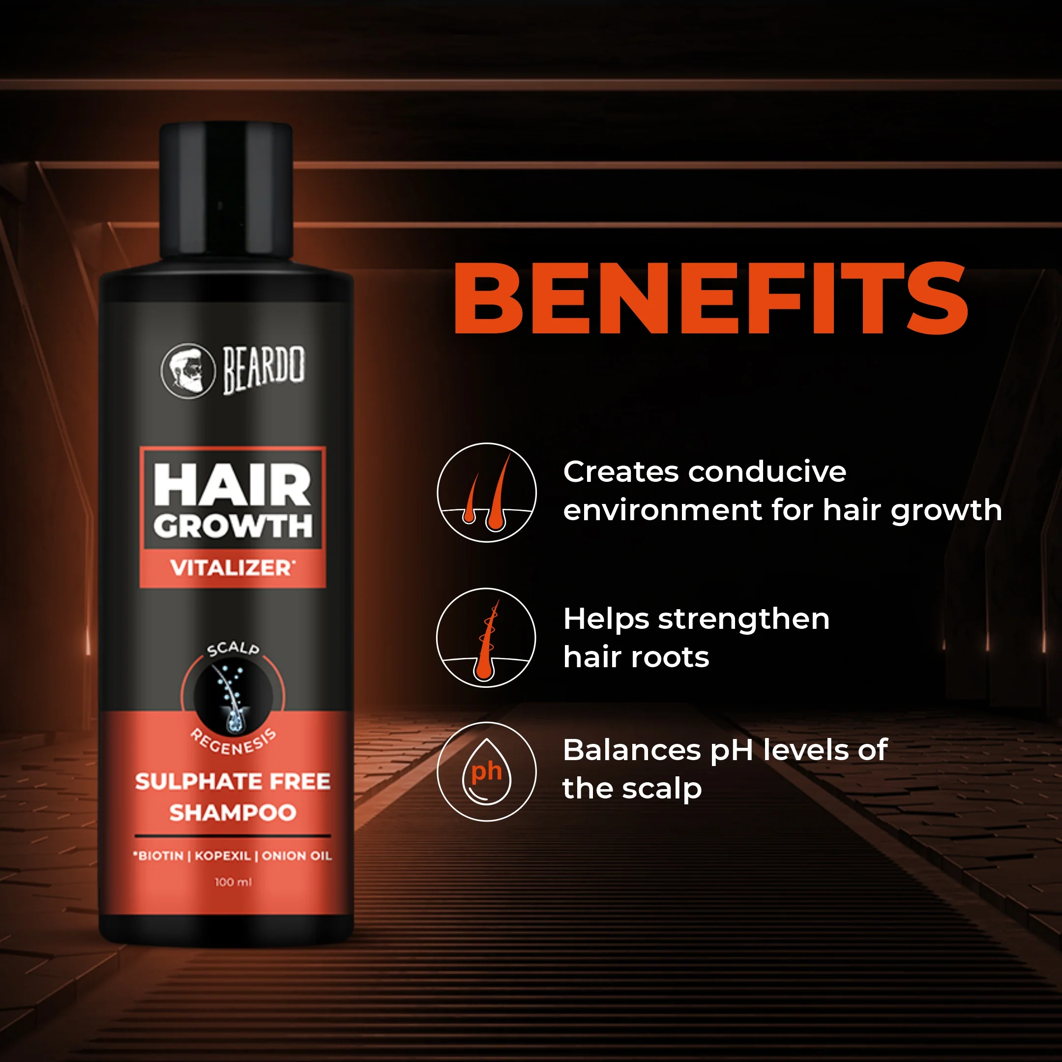 Hair Growth Sulphate Free Shampoo (100ml) - Image 4