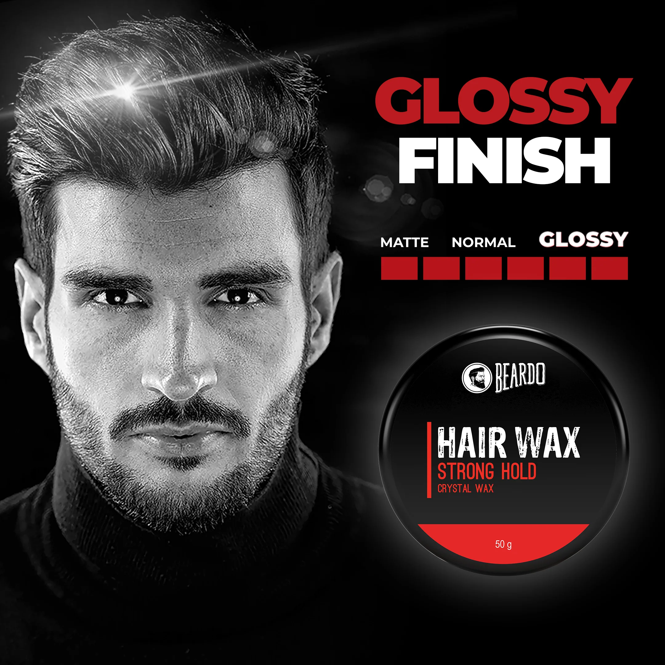 Hair Wax Strong Hold Crystal Gel Wax 50g - Image 6