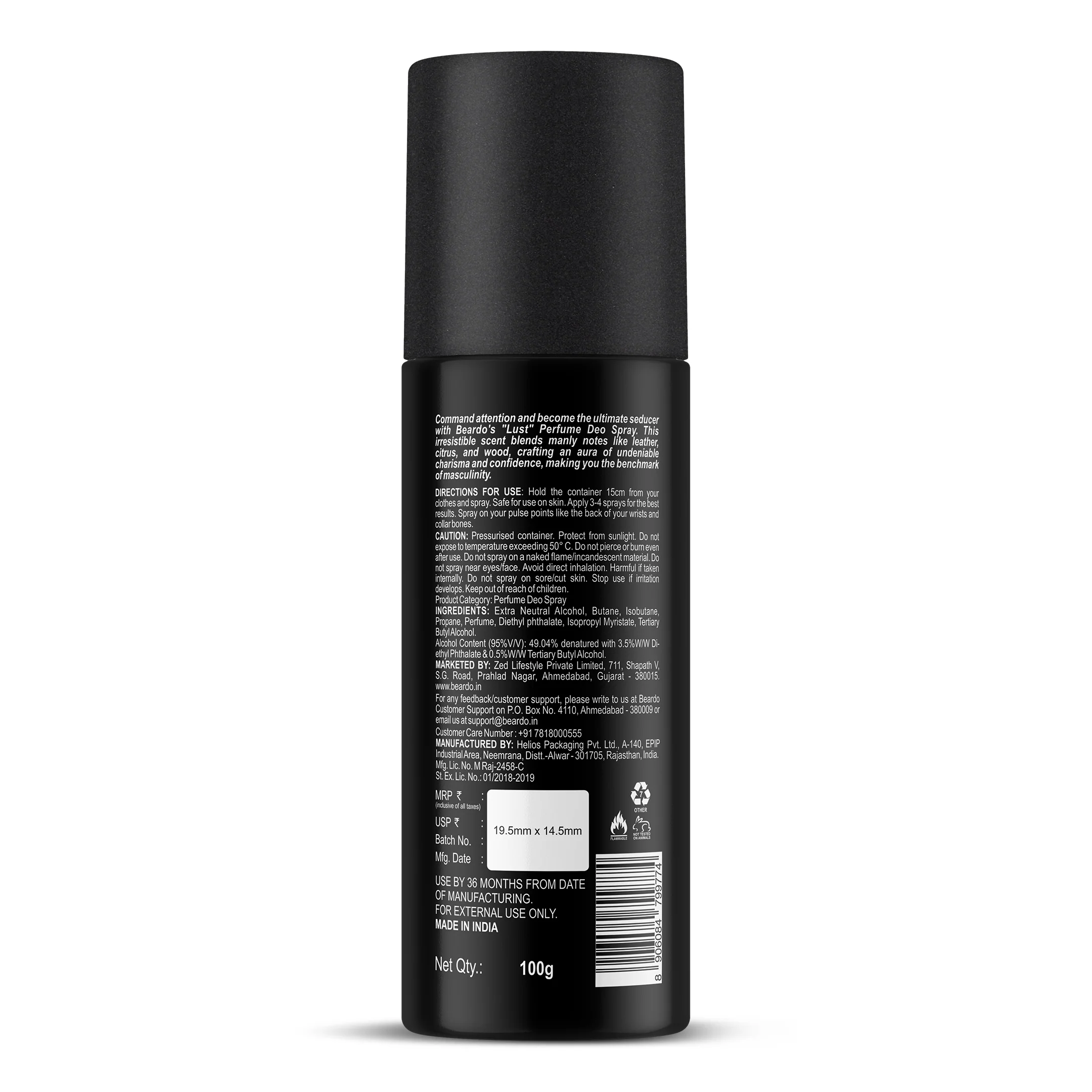 Lust Perfume Deo Spray (150ml) - Image 6