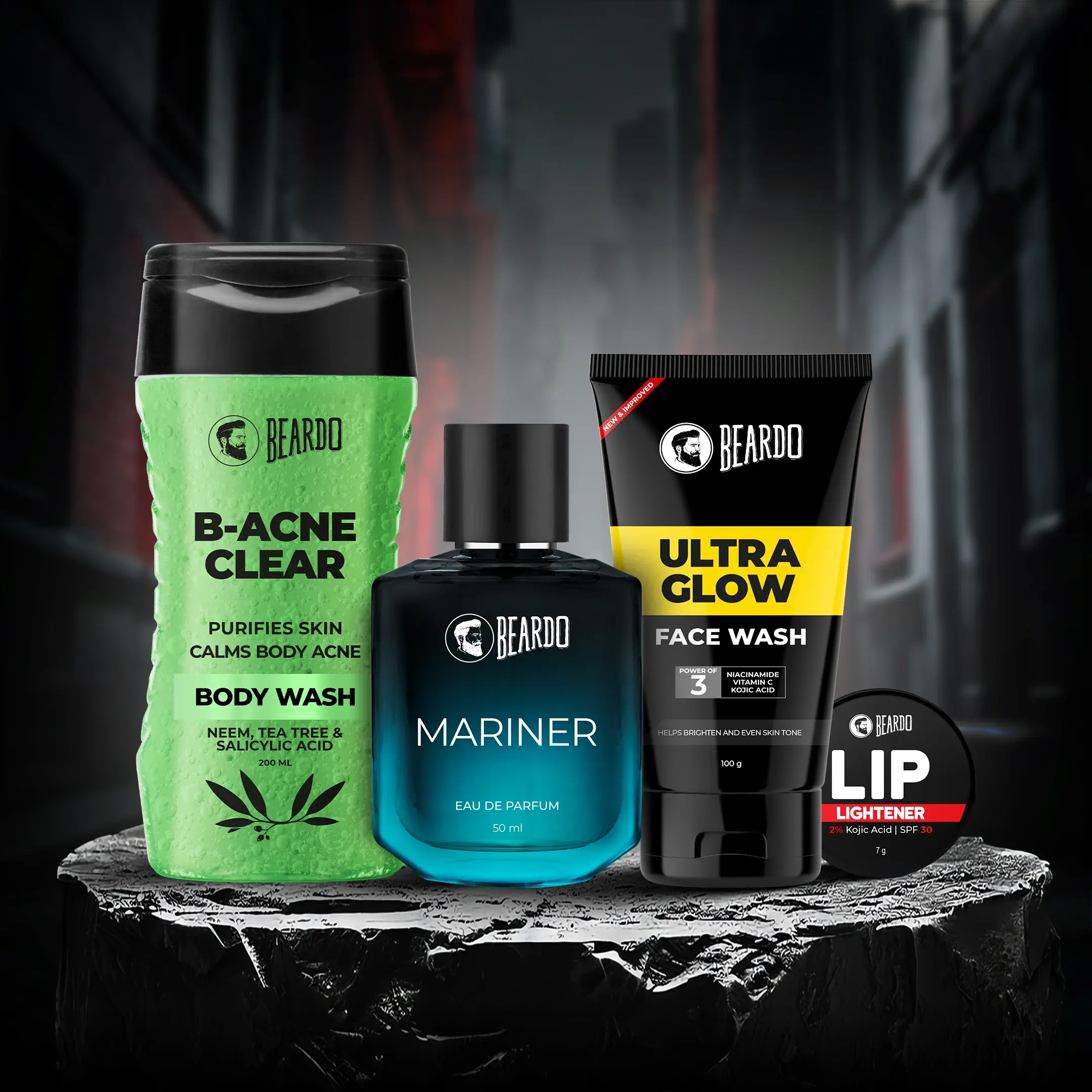 Men's Grooming Essentials Kit
