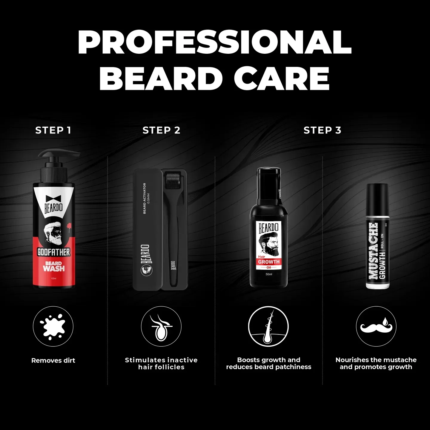 Mustache Growth Roll on (8ml) - Image 5