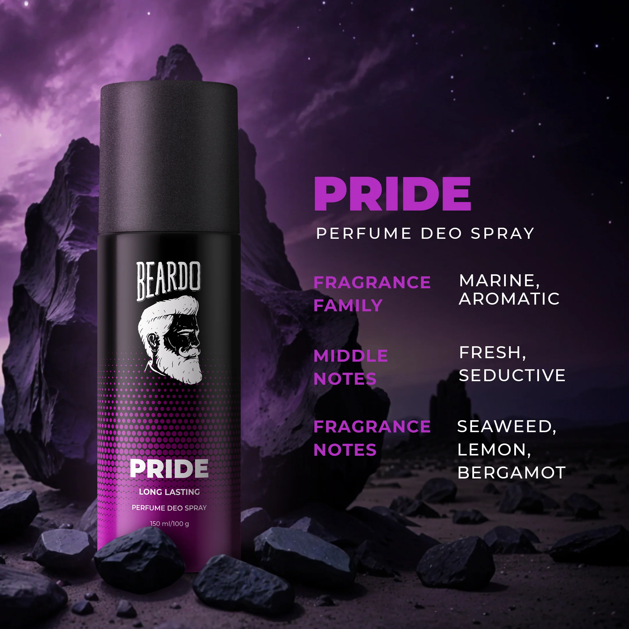 Pride Perfume Deo Spray (150ml) - Image 3