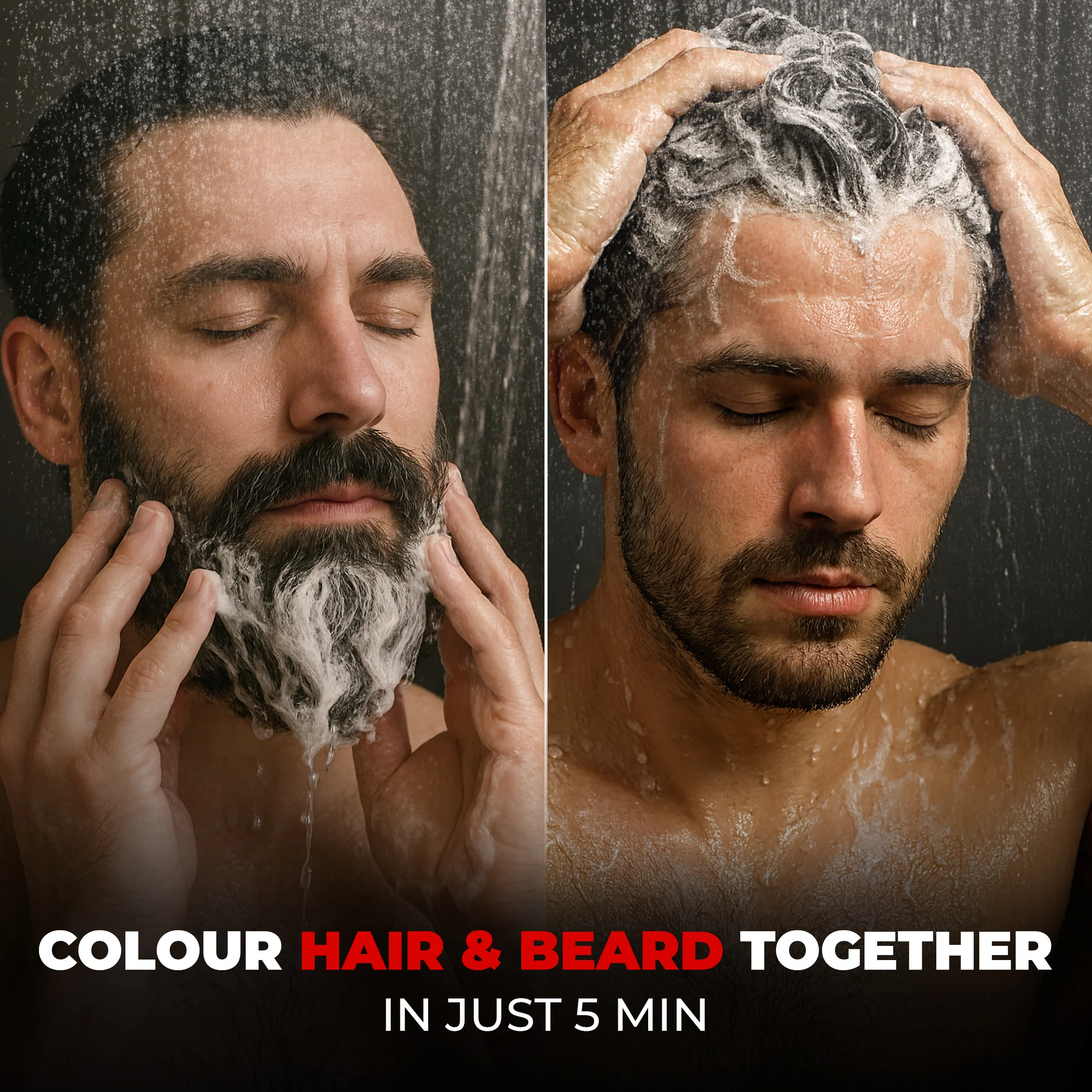 Shampoo Color for Hair and Beard (Dark Brown) - Image 7
