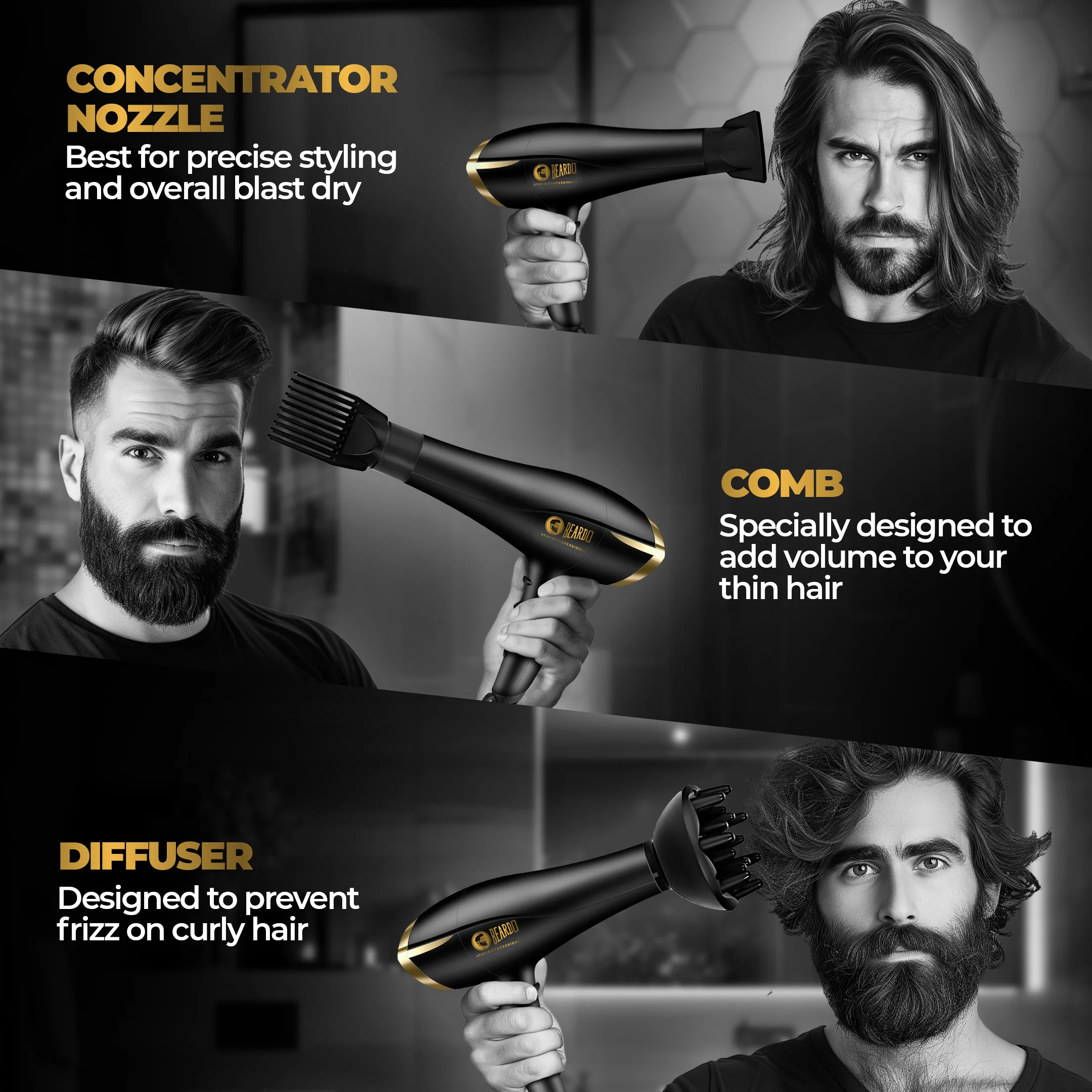 Studio Professional Tornado Hair Dryer - Image 6