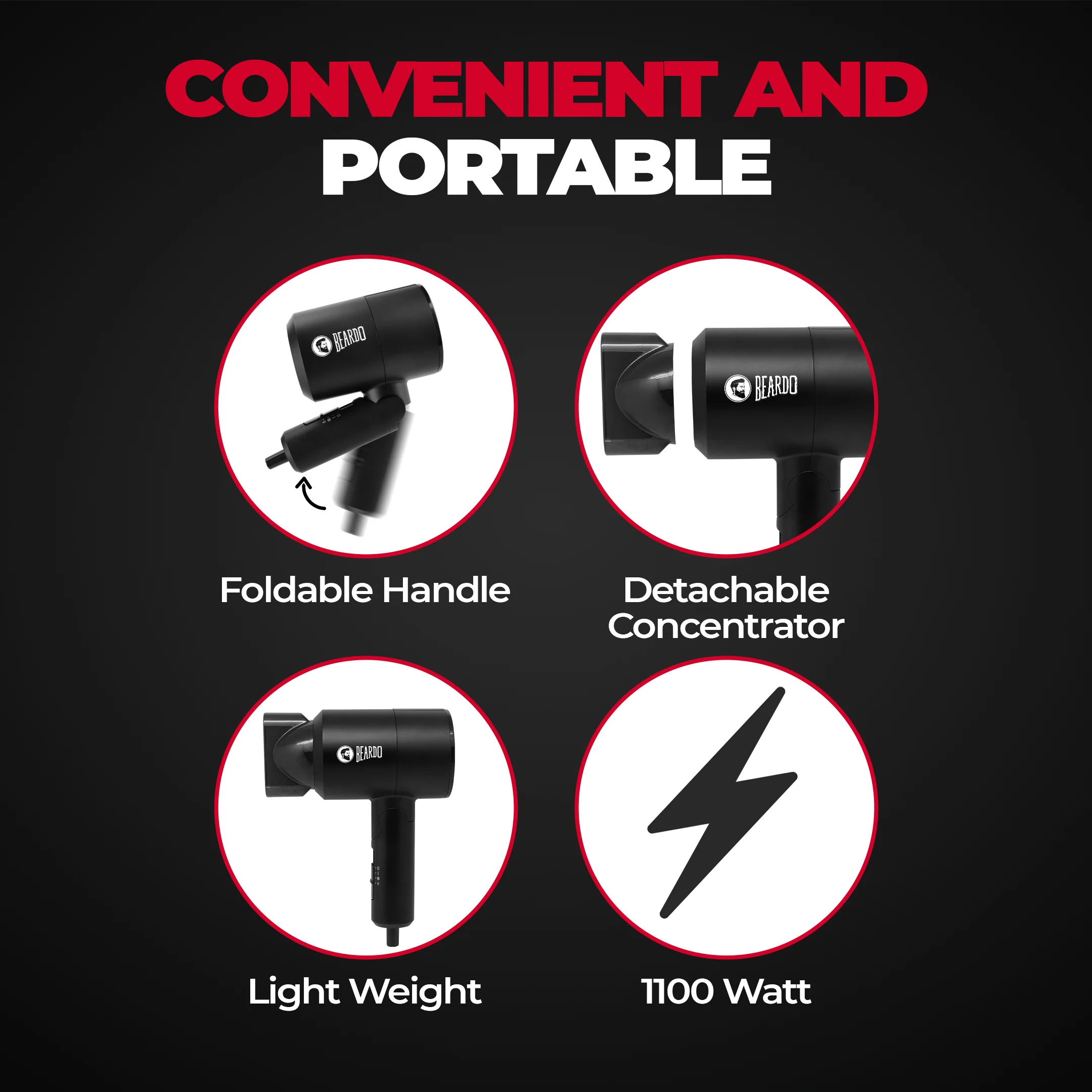 Styling Gun Ultra Compact Hair Dryer - Image 8