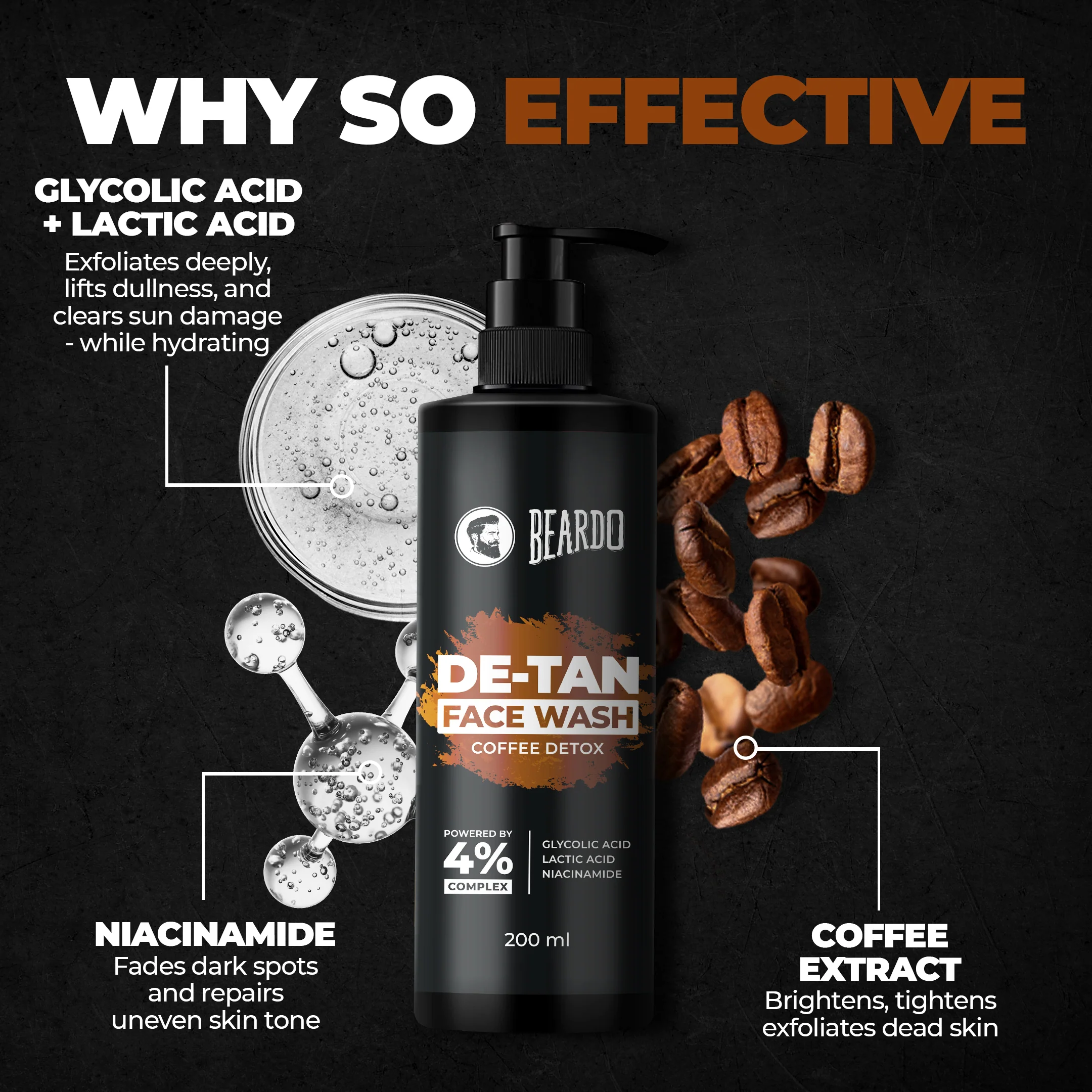 De-Tan Facewash for Men - Image 4