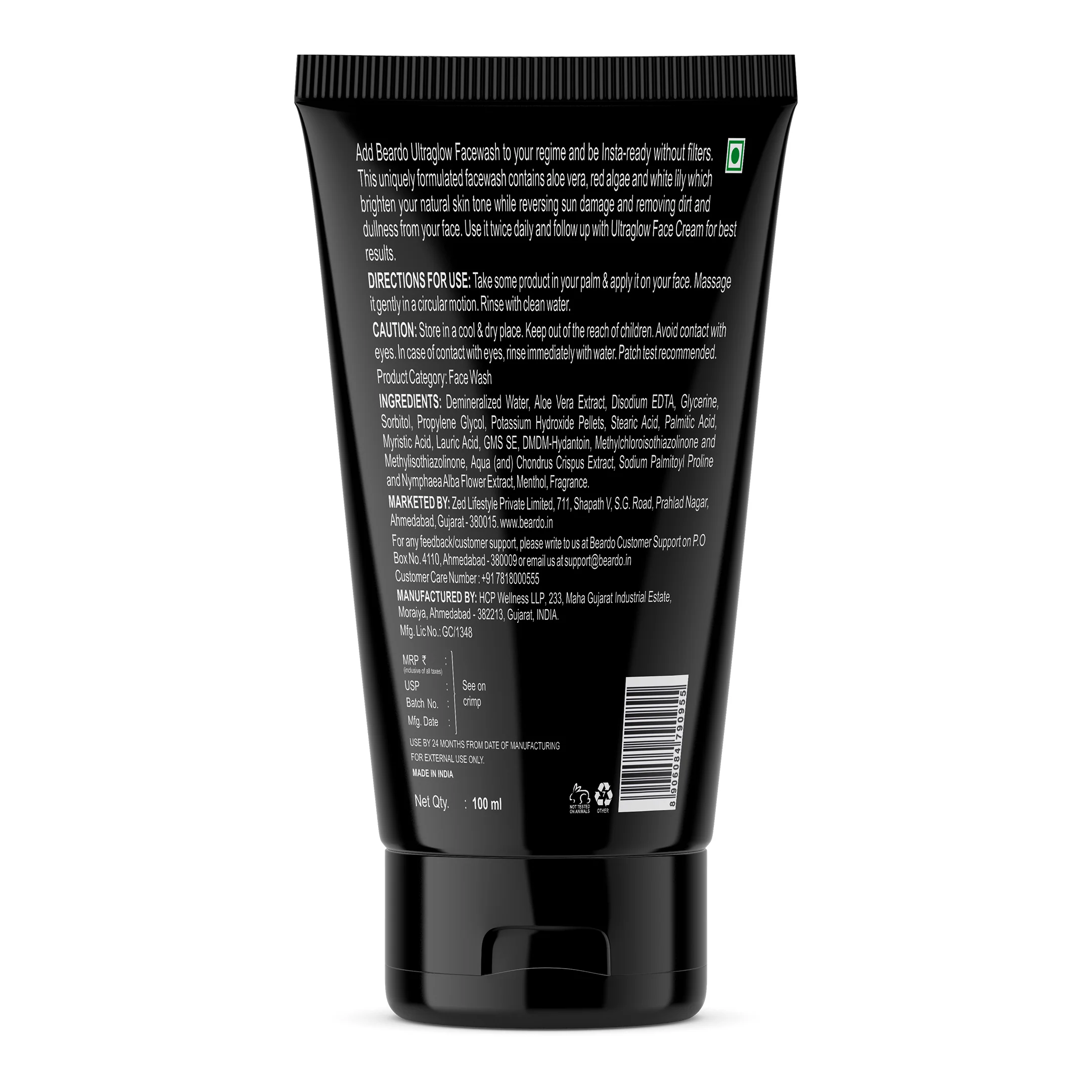 Ultraglow Facewash & De-Tan Peel Off Mask Combo - Image 7