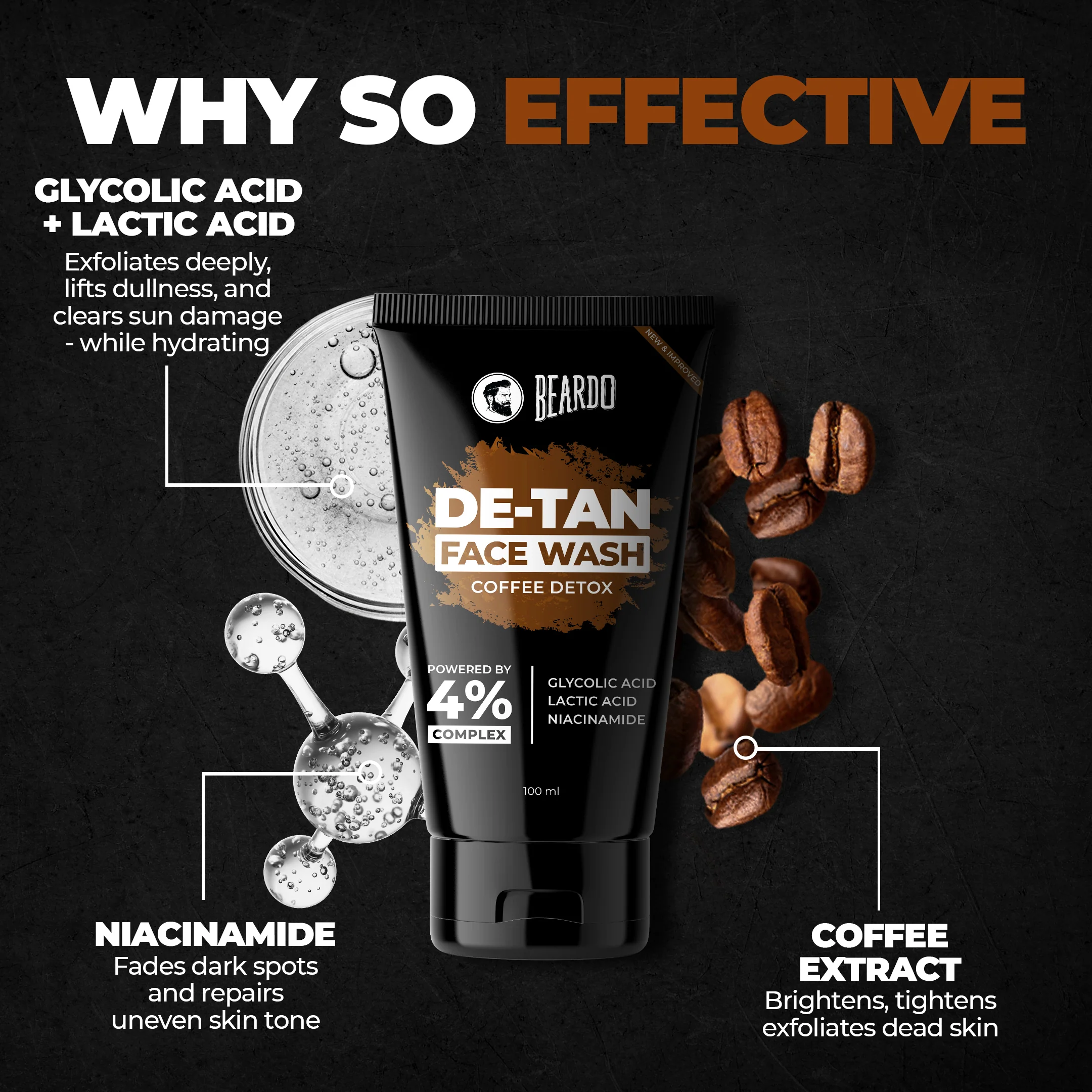 De-Tan Facewash for Men - Image 4