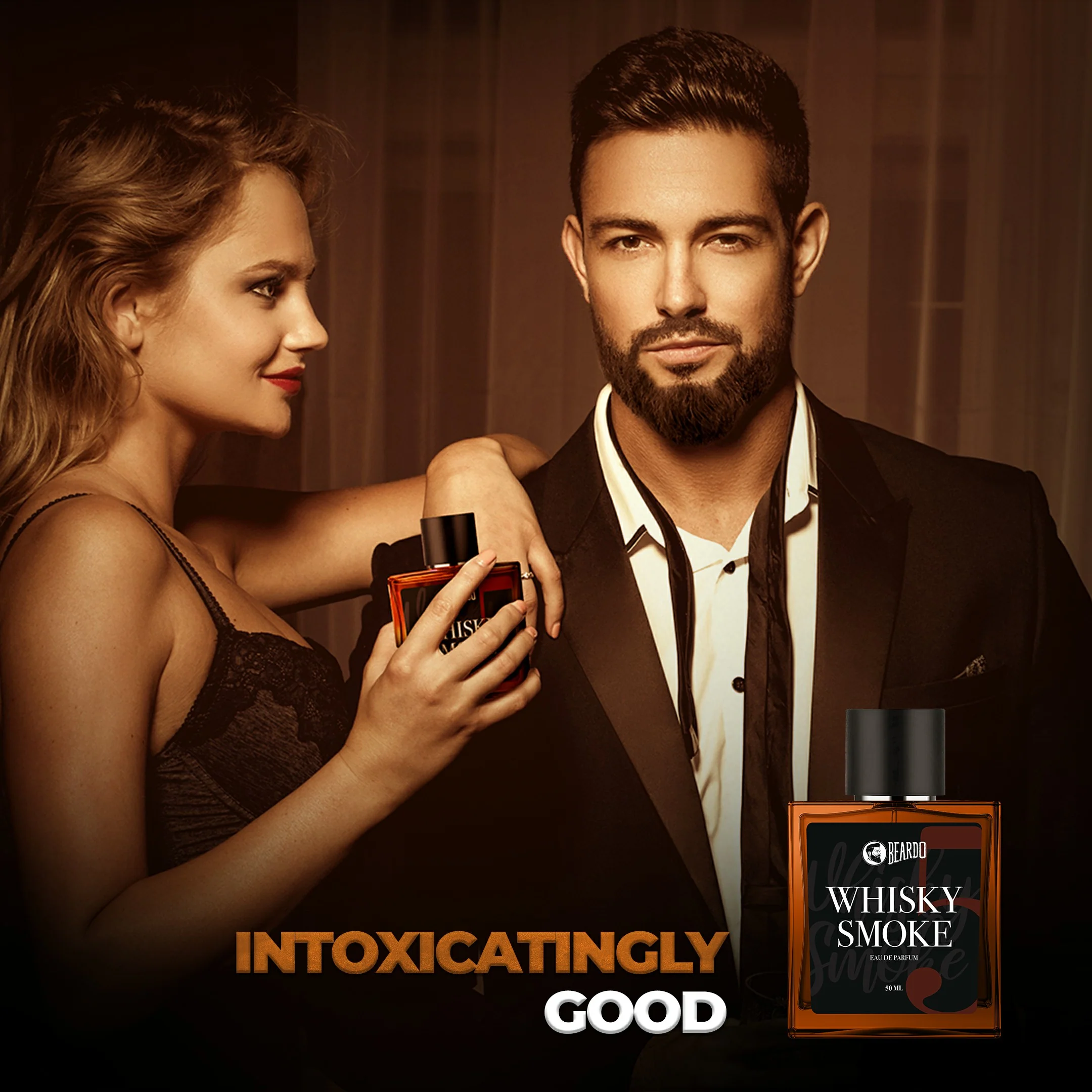 Whisky Smoke 50ml & Mafia Perfume EDP 50ml Combo - Image 4
