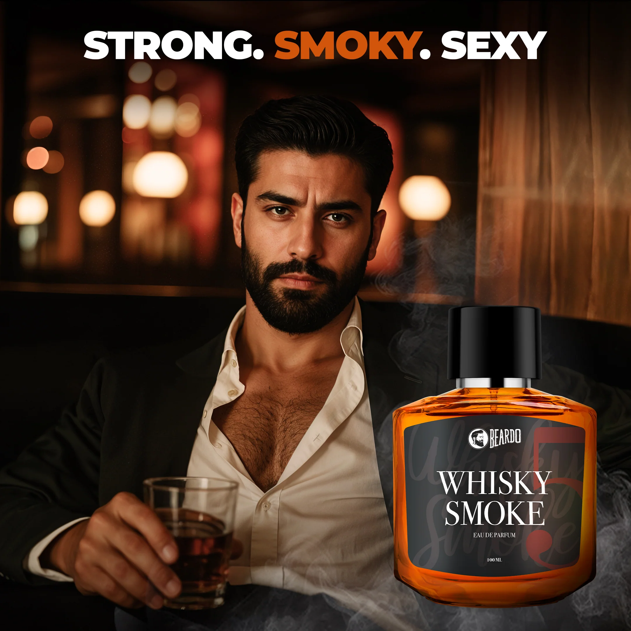 Whisky Smoke Perfume EDP 100ml & 50ml Combo - Image 7