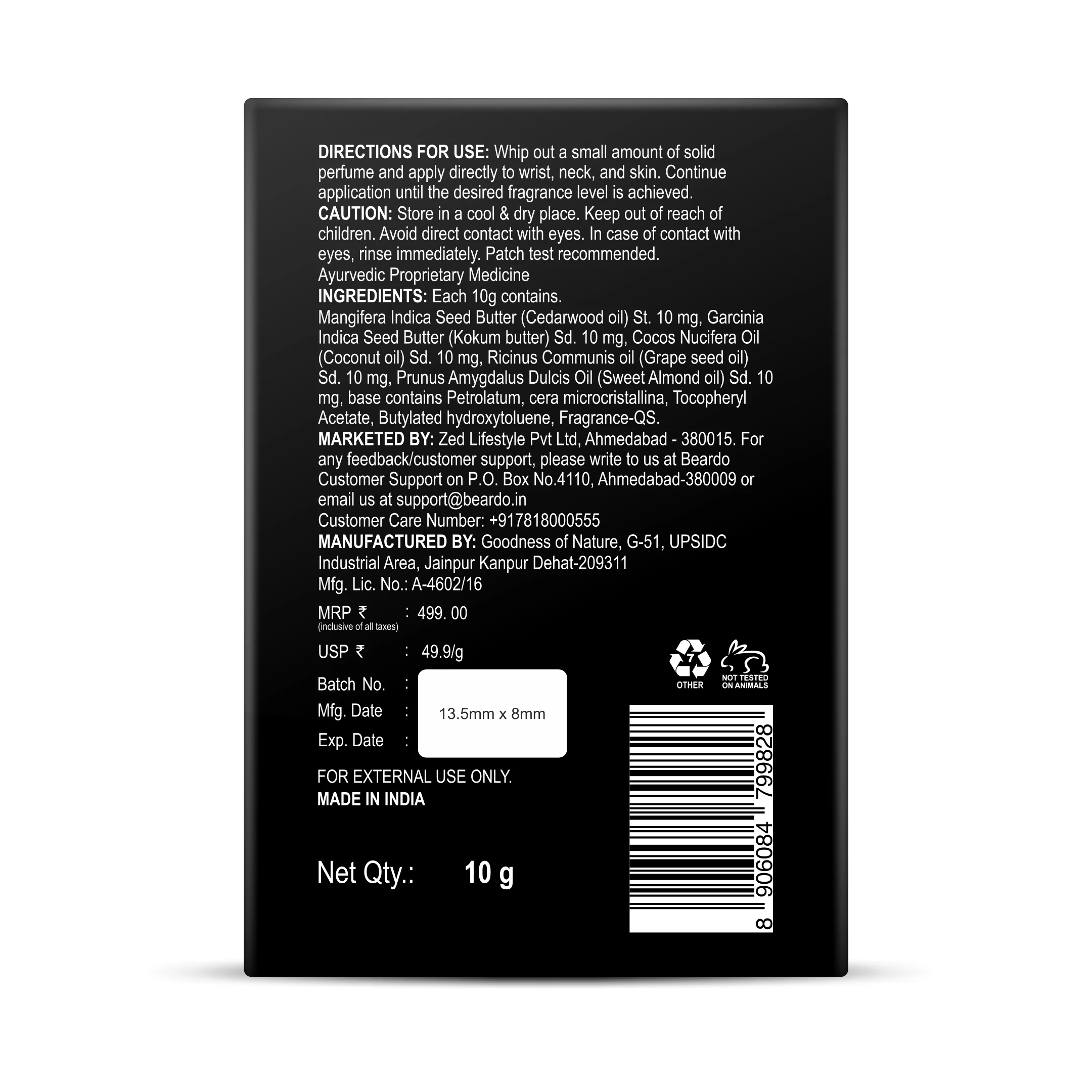 Whisky Smoke Solid Perfume (10g) - Image 8