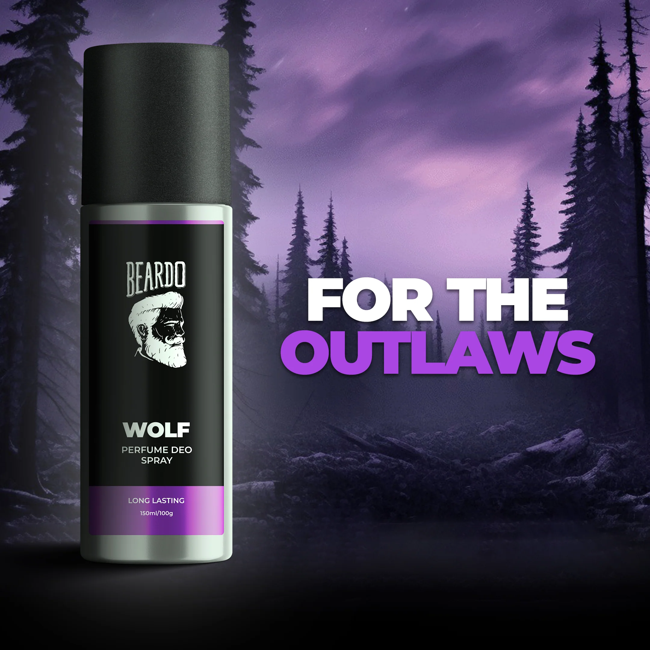 Wolf Perfume Deo Spray (150ml) - Image 2