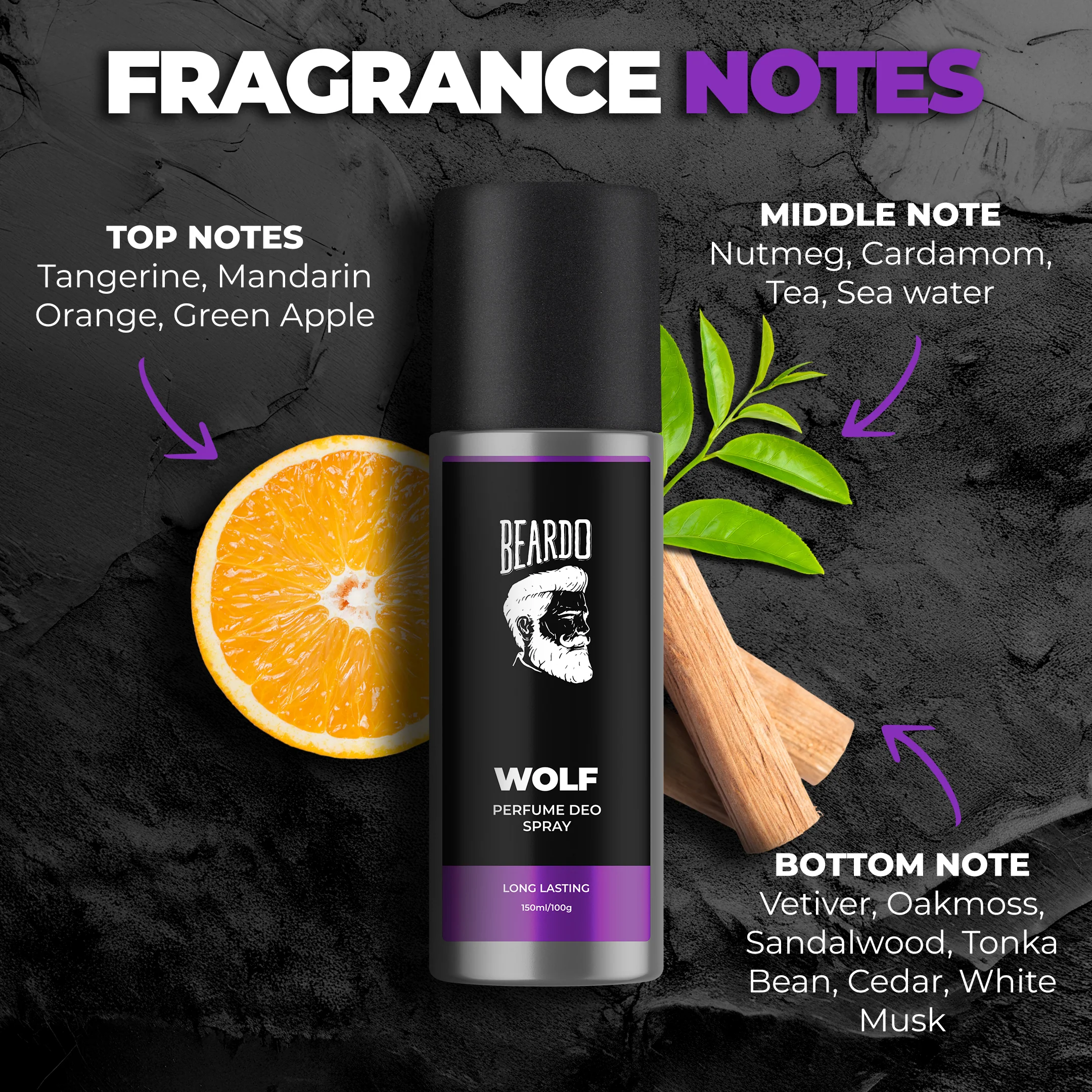 Wolf Perfume Deo Spray (150ml) - Image 6