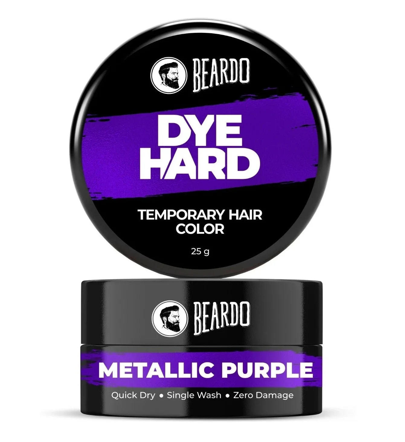 Dye Hard Temporary Hair Color Metallic Purple (25g) - Image 7